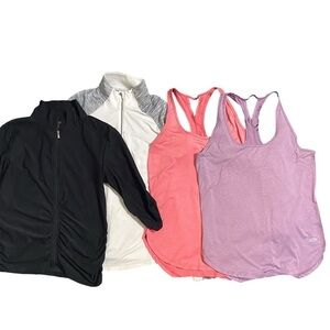 Workout Tops Ladies Size Small, Lot of 4 Danskin Now, Calvin Klein‎ Performance